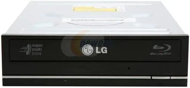 Alt view image 2 of 5 - LG WH08LS20K Black 8X BD-R 2X BD-RE 16X DVD+R 5X DVD-RAM 6X BD-ROM 2MB Cache SATA 8X Blu-ray Burner - Bulk - OEM