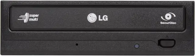 Alt view image 2 of 3 - LG DVD Burner - Bulk 24X DVD+R 8X DVD+RW 16X DVD+R DL 24X DVD-R 6X DVD-RW 16X DVD-ROM 48X CD-R 32X CD-RW 48X CD-ROM Black SATA Model GH24NS50 - OEM