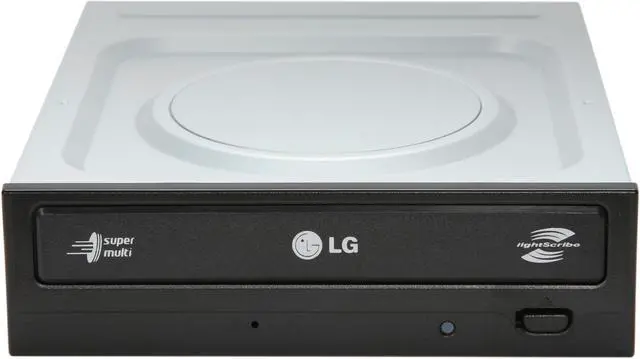 Alt view image 2 of 4 - LG 24X Super Multi DVD Rewriter - Bulk 24X DVD+R 8X DVD+RW 16X DVD+R DL 24X DVD-R 6X DVD-RW 16X DVD-ROM 48X CD-R 32X CD-RW 48X CD-ROM Black SATA Model GH24LS50 LightScribe Support - OEM