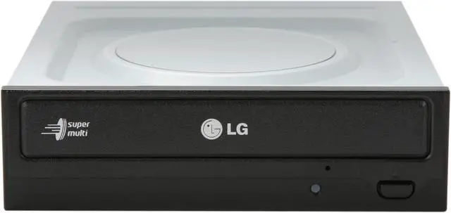 Alt view image 2 of 4 - LG 22X DVD Burner - Bulk 22X DVD+R 8X DVD+RW 16X DVD+R DL 22X DVD-R 6X DVD-RW 12X DVD-ROM 48X CD-R 32X CD-RW 48X CD-ROM Black SATA Model GH22NS40 - OEM