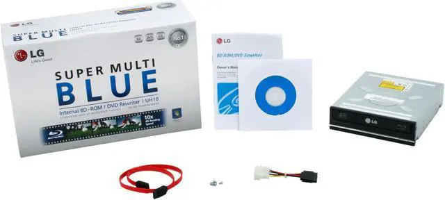 Alt view image 5 of 5 - LG UH10LS20 Blu-ray Disc Combo Internal SATA 10x SuperMulti Blue LightScribe