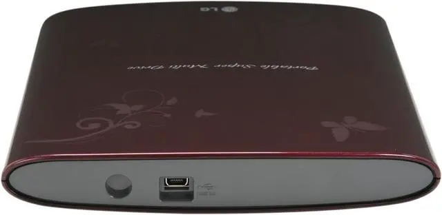 Alt view image 4 of 5 - LG USB 2.0 Slim External Super Multi DVD Rewriter Model GP08NU6R