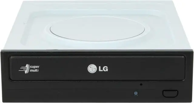 Alt view image 2 of 4 - LG DVD±RW SuperMulti Drive 22X DVD+R 8X DVD+RW 16X DVD-ROM 48X CD-R 32X CD-RW 48X CD-ROM Black SATA Model GH22NS50 Bulk - OEM