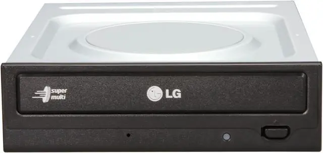 Alt view image 2 of 3 - LG DVD Burner 24X DVD+R 8X DVD+RW 8X DVD+R DL 24X DVD-R 6X DVD-RW 16X DVD-ROM 48X CD-R 32X CD-RW 48X CD-ROM Black SATA Model GH24NS70 - OEM