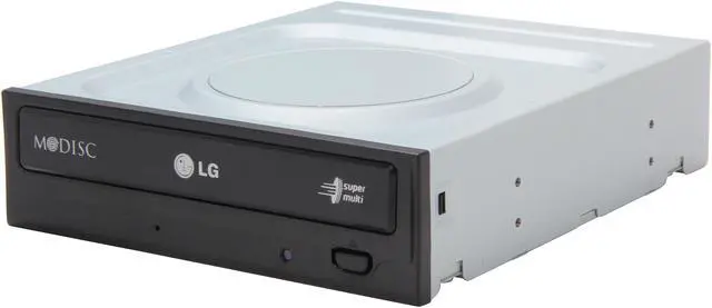 Main image of LG CD/DVD Burner 24X DVD+R 6X DVD+RW 8X DVD+R DL 24X DVD-R 8X DVD-RW 16X DVD-ROM 48X CD-R 32X CD-RW 48X CD-ROM Black SATA Model GH24NS72