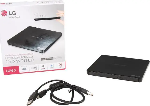 Alt view image 4 of 4 - LG Ultra Slim External DVDRW with Mac and Surface Compatible Model GP60NB50
