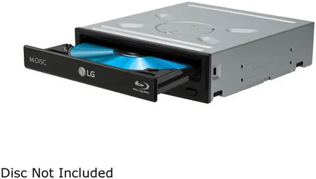 Alt view image 3 of 3 - LG Black 16X BD-R 2X BD-RE 16X DVD+R 5X DVD-RAM 12X BD-ROM 4MB Cache SATA Blu-ray Burner WH16NS40 - OEM
