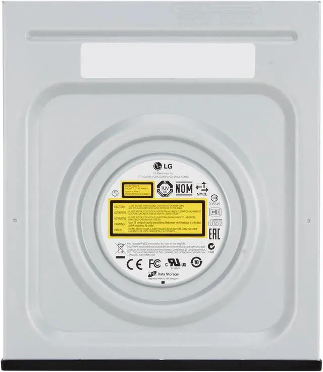 Alt view image 5 of 5 - LG Internal Super Multi Drive 24X DVD+R 8X DVD+RW 8X DVD+R DL 24X DVD-R 6X DVD-RW 16X DVD-ROM 48X CD-R 24X CD-RW 48X CD-ROM SATA Model GH24NSB0B