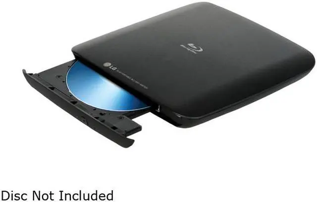 Alt view image 2 of 2 - LG Super Multi Blue WP40NB30 Slim Portable Blu-ray Rewriter with 3D Blu-ray Disc Playback &M-DISC Support