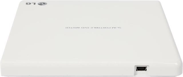 Alt view image 4 of 6 - LG External CD/DVD Rewriter With M-Disc Mac & Surface Support (White) - Model GP65NW60