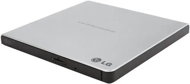 Main image of LG External CD / DVD Rewriter With M-Disc Mac & Surface Support (Silver) - Model GP65NS78