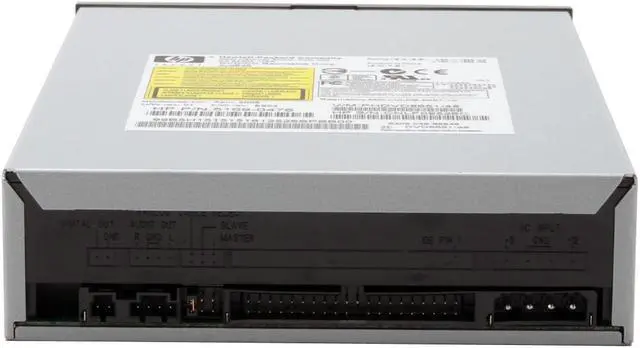 Alt view image 2 of 3 - HP DVD Burner 16X DVD+R 4X DVD+RW 2.4X DVD+R DL 8X DVD-R 4X DVD-RW 16X DVD-ROM 40X CD-R 24X CD-RW 40X CD-ROM Black IDE Model DVD640 - OEM