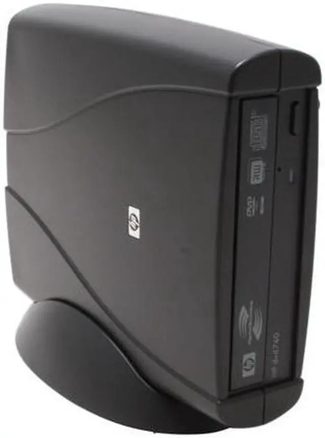 Alt view image 4 of 6 - HP Black 16X DVD+R 8X DVD+RW 8X DVD+R DL 16X DVD-R 6X DVD-RW 16X DVD-ROM 40X CD-R 32X CD-RW 40X CD-ROM USB 2.0 External DVD Burner With LightScribe Model DVD740E BK