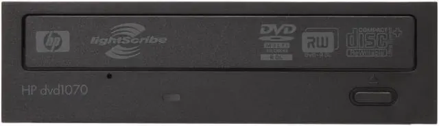 Alt view image 2 of 3 - HP 20X DVD±R DVD Burner with LightScribe 20X DVD+R 8X DVD+RW 8X DVD+R DL 20X DVD-R 6X DVD-RW 16X DVD-ROM 48X CD-R 32X CD-RW 48X CD-ROM Black SATA Model DVD1070I-BULK LightScribe Support - OEM