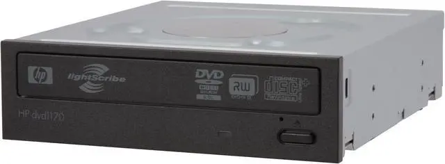 Main image of HP 22X DVD Burner 22X DVD+R 22X DVD-R Black SATA Model 1170i LightScribe Support