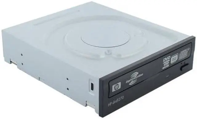 Alt view image 7 of 9 - HP 24X Multiformat DVD Burner 24X DVD+R 8X DVD+RW 12X DVD+R DL 24X DVD-R 6X DVD-RW 16X DVD-ROM 48X CD-R 32X CD-RW 48X CD-ROM Black SATA Model 1270i LightScribe Support