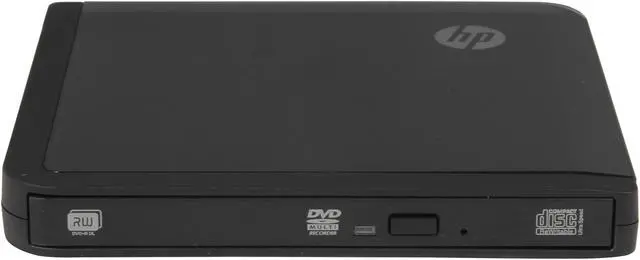 Alt view image 2 of 5 - HP USB 2.0 8X External Slim Multiformat DVD/CD Writer Model DVD550S