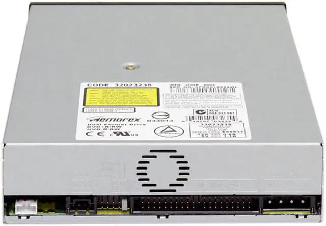 Alt view image 2 of 4 - Memorex DVD Burner 4X DVD+R 2.4X DVD+RW 4X DVD-R 2X DVD-RW 12X DVD-ROM 16X CD-R 10X CD-RW 32X CD-ROM 2-Tone IDE Model 32023235