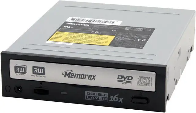 Main image of Memorex 2-Tone 16X DVD+R 8X DVD+RW 4X DVD+R DL 16X DVD-R 6X DVD-RW 16X DVD-ROM 48X CD-R 24X CD-RW 48X CD-ROM IDE DVD Burner