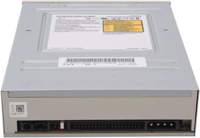 Alt view image 3 of 3 - SAMSUNG Combo Drive 16X DVD-ROM 52X CD-R 32X CD-RW 52X CD-ROM Beige IDE Model SH-M522C/BEWN - OEM