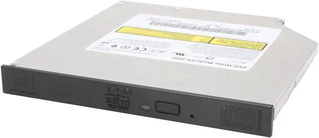 Main image of SAMSUNG Black 8X DVD+R 8X DVD+RW 6X DVD+R DL 8X DVD-R 6X DVD-RW 5X DVD-RAM 8X DVD-ROM 24X CD-R 24X CD-RW 24X CD-ROM 2M Cache E-IDE/ATAPI Slim DVD Burner - OEM