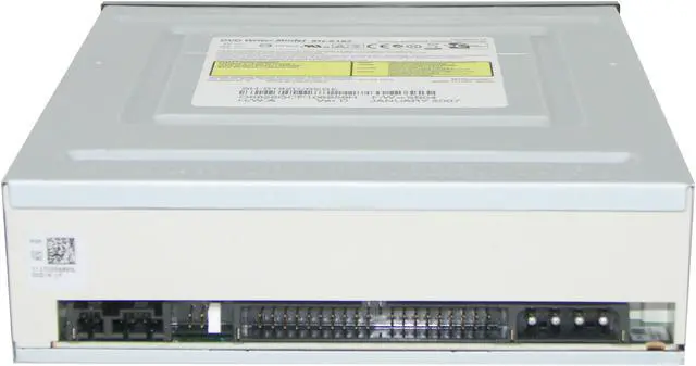Alt view image 2 of 2 - SAMSUNG Black 18X DVD+R 8X DVD+RW 8X DVD+R DL 18X DVD-R 6X DVD-RW 12X DVD-RAM 16X DVD-ROM 48X CD-R 32X CD-RW 48X CD-ROM 2M Cache E-IDE/ATAPI DVD Burner - OEM