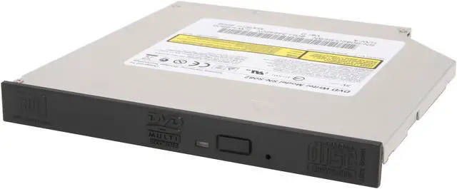 Alt view image 2 of 3 - SAMSUNG Black 8X DVD+R 8X DVD+RW 6X DVD+R DL 8X DVD-R 6X DVD-RW 5X DVD-RAM 8X DVD-ROM 24X CD-R 24X CD-RW 24X CD-ROM 2M Cache IDE Slim DVD Burner
