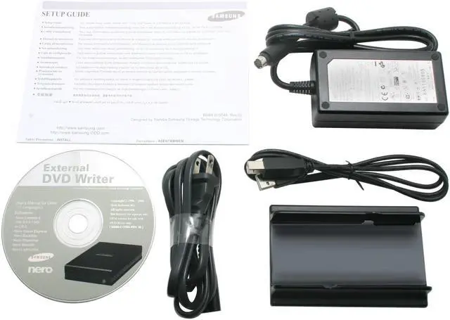 Alt view image 4 of 5 - SAMSUNG USB 2.0 18X DVD±R External Super-WriteMaster DVD Burner with LightScribe Model SE-S184M/AMBN LightScribe Support
