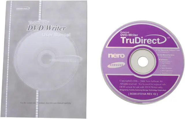 Alt view image 5 of 6 - SAMSUNG USB 2.0 External 20X DVD±R DVD Burner Model SE-S204S/AMWN LightScribe Support