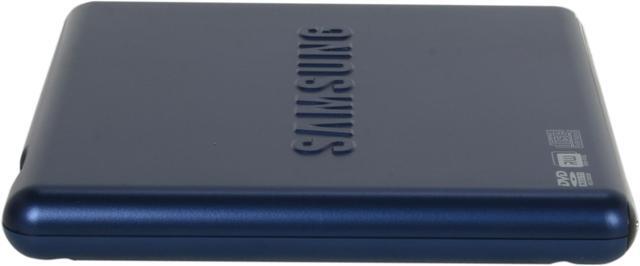 Alt view image 3 of 5 - SAMSUNG USB 2.0 Slim External DVD Writer (Blue) Model SE-S084D/TSLS