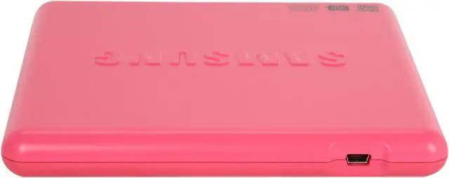 Alt view image 4 of 5 - SAMSUNG USB 2.0 Slim External DVD Writer (Pink) Model SE-S084D/TSPS