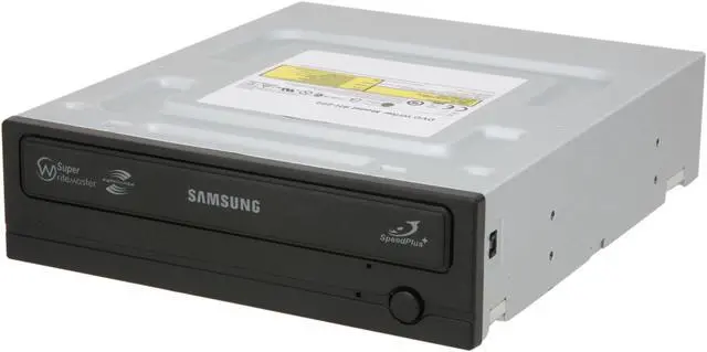Main image of SAMSUNG 22X DVD Burner 22X DVD+R 8X DVD+RW 16X DVD+R DL 22X DVD-R 6X DVD-RW 16X DVD-ROM 48X CD-R 24X CD-RW 48X CD-ROM Black SATA Model SH-222AL/BSBE LightScribe Support - OEM