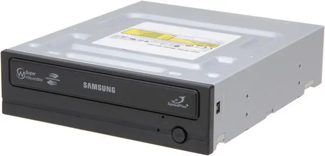 Main image of SAMSUNG CD/DVD Burner 22X DVD+R 8X DVD+RW 16X DVD+R DL 22X DVD-R 6X DVD-RW 48X CD-R 24X CD-RW Black 1.5Gbps Model SH-222AL/BSBS LightScribe Support - OEM