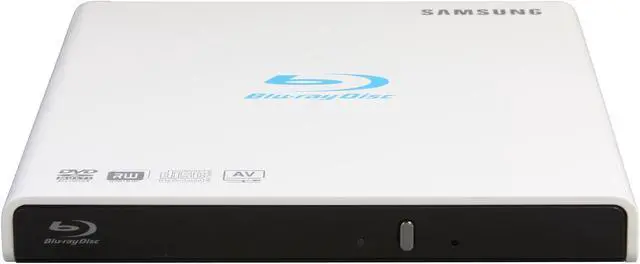 Alt view image 2 of 5 - SAMSUNG USB 2.0 External USB Blu Ray Re-Writer Model SE-506AB/TSWD