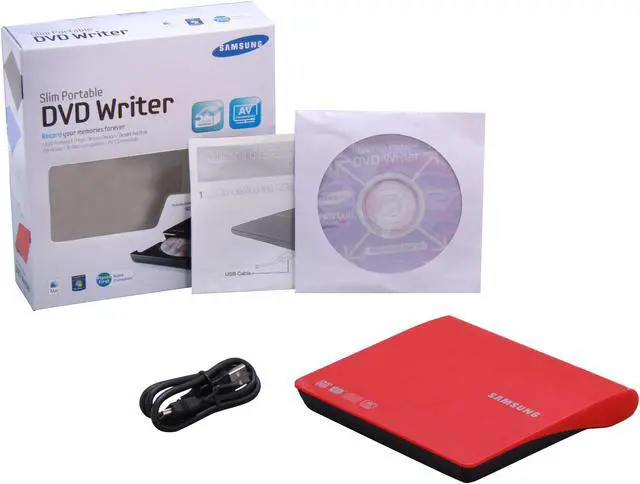 Alt view image 5 of 5 - SAMSUNG USB 2.0 Slim External DVD Writer Model SE-208DB/TSRS