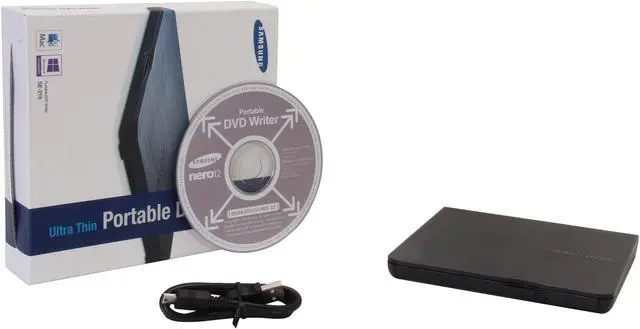 Alt view image 4 of 4 - SAMSUNG USB 2.0 Ultra Portable External DVD Writer Model SE-218CB/RSBS