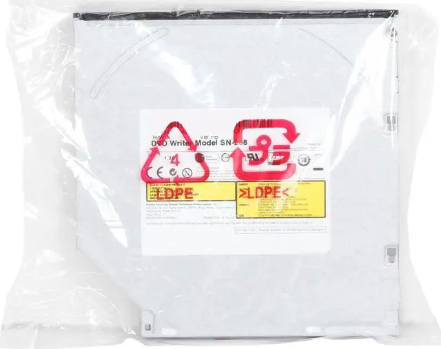 Alt view image 6 of 6 - SAMSUNG 8x Internal Slim DVD Burner SATA Model SN-208FB/BEBE