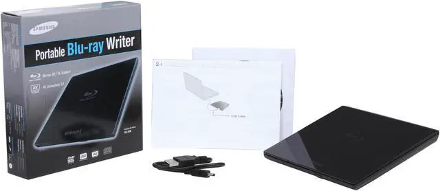Alt view image 6 of 6 - SAMSUNG USB 2.0 Slim Portable Blu-ray Writer Model SE-506CB/RSBD