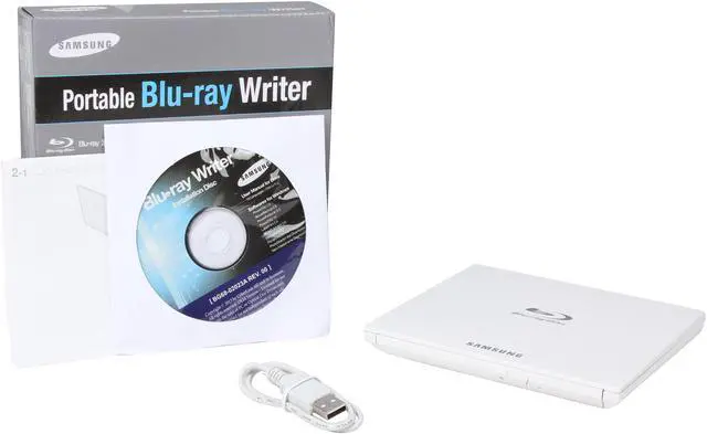 Alt view image 5 of 5 - SAMSUNG USB 2.0 Slim Portable Blu-ray Writer Model SE-506CB/RSWD