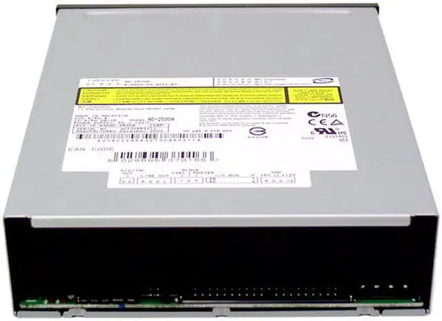 Alt view image 2 of 3 - NEC CD/DVD Burner 8X DVD+R 4X DVD+RW 8X DVD-R 4X DVD-RW 12X DVD-ROM 32X CD-R 16X CD-RW 40X CD-ROM Black IDE Model ND-2500A - OEM
