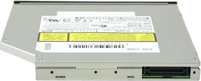 Alt view image 2 of 2 - NEC Slim DVD Burner 8X DVD+R 4X DVD+RW 2.4X DVD+R DL 8X DVD-R 4X DVD-RW 8X DVD-ROM 24X CD-R 16X CD-RW 24X CD-ROM Black IDE Model ND-6500A - OEM