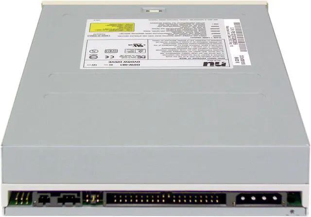 Alt view image 2 of 4 - NU DVD Burner 8X DVD+R 4X DVD+RW 12X DVD-ROM 40X CD-R 10X CD-RW 40X CD-ROM Beige IDE Model DDW-081