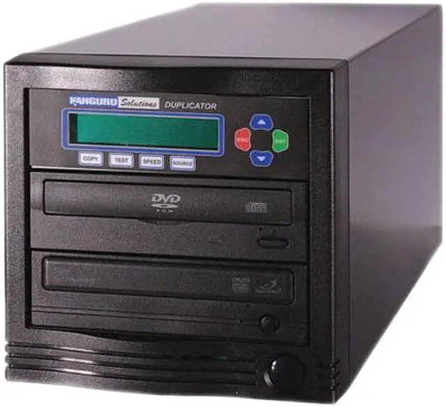 Main image of Kanguru Black 1 to 1 24X DVD+R 8X DVD+RW 12X DVD+R DL 24X DVD-R 6X DVD-RW 48X CD-R Duplicator Model U2-DVDDUPE-S1