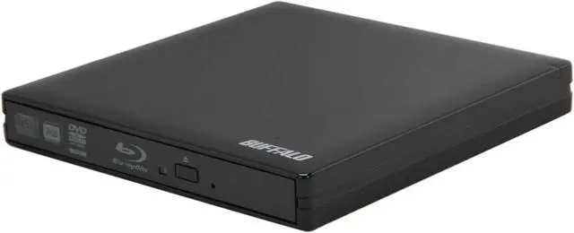 Main image of BUFFALO USB 2.0 MediaStation 6x Portable Blu-ray Writer Model BR-PX68U2/BK