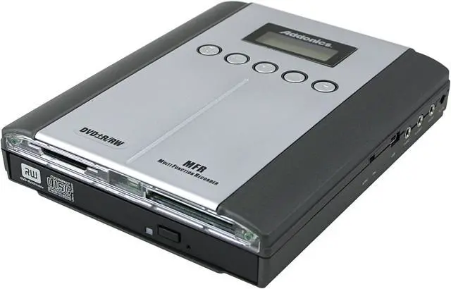 Alt view image 2 of 9 - Addonics USB 2.0 External DVD Burner Model AEMFR842D