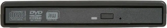 Alt view image 2 of 4 - Rosewill USB 2.0 Slim8x DVD Writer External Optical Drive for PC Model ROD-EX001 Black