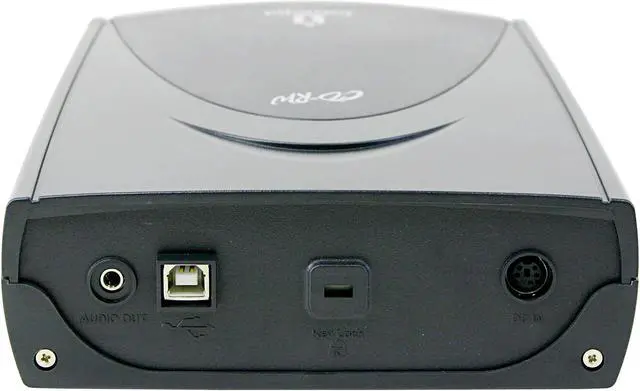 Alt view image 2 of 4 - iomega Black 16X DVD-ROM 52X CD-R 24X CD-RW 52X CD-ROM 2M Cache USB 2.0 External Combo Drive Model 32886