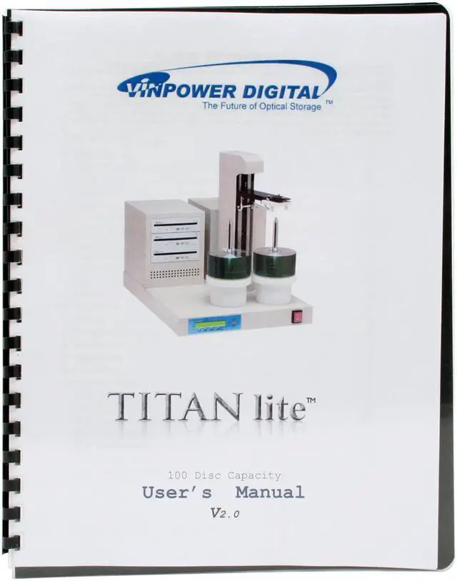 Alt view image 10 of 10 - VINPOWER Black 3 Targets 100 Disc Capacity 20X DVD+R 8X DVD+RW 8X DVD+R DL 20X DVD-R 6X DVD-RW 40X CD-R 32X CD-RW TITAN lite CD/DVD Duplicator Model VP1-DPIO316-BK