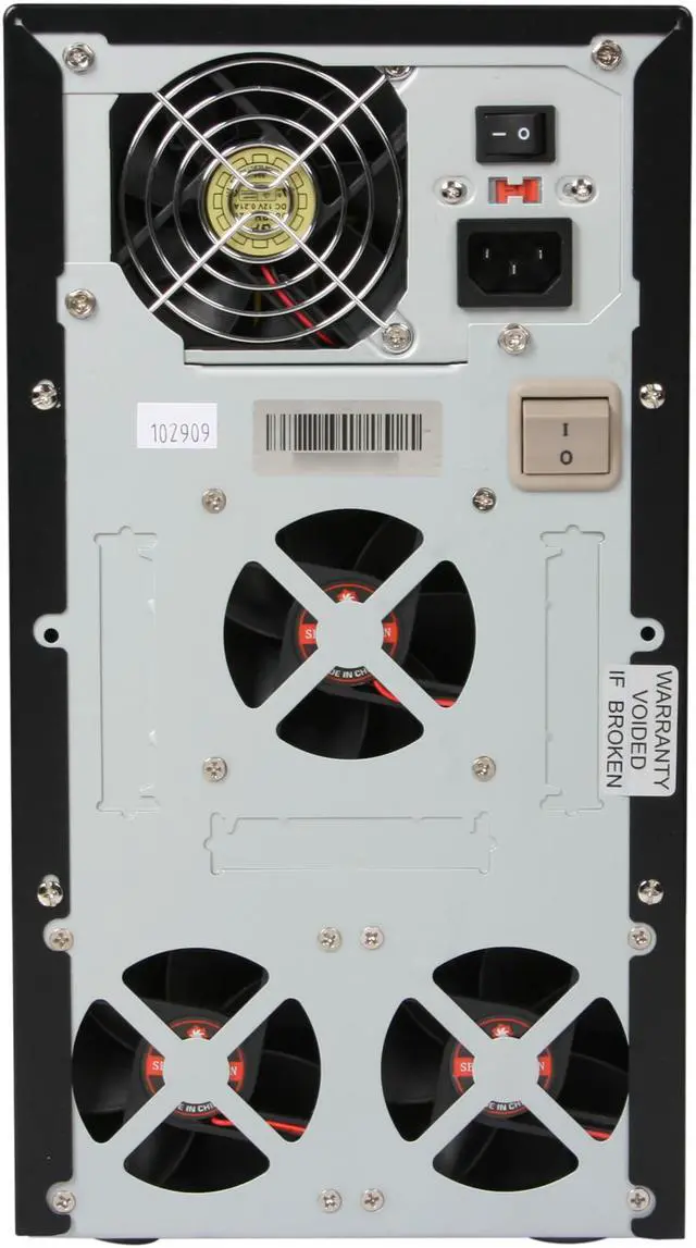 Alt view image 4 of 5 - VINPOWER Black 1 to 3 24X DVD+R 8X DVD+RW 12X DVD+R DL 24X DVD-R 6X DVD-RW 48X CD-R 32X CD-RW Econ Series SATA 24X DVD/CD Tower Duplicator Model Econ-S3T-DVD-BK