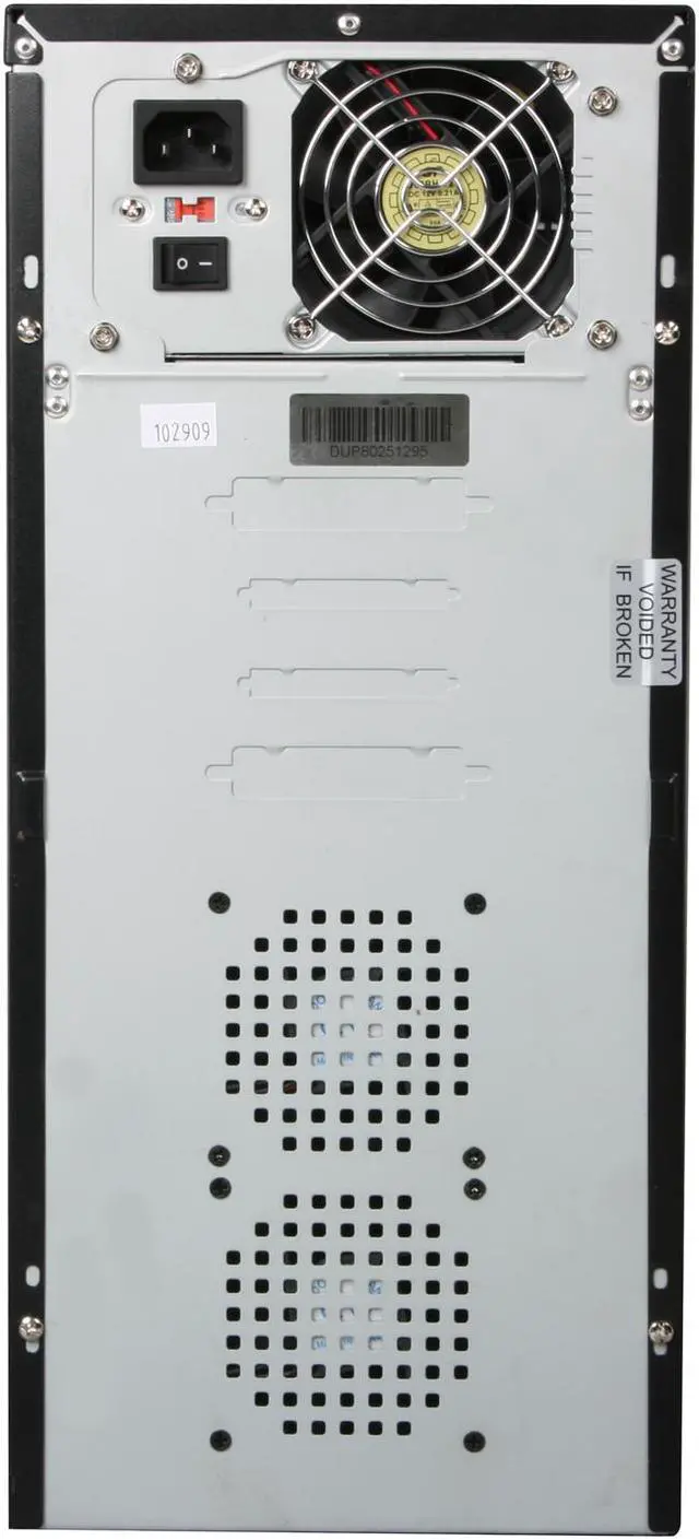 Alt view image 4 of 5 - VINPOWER Black 1 to 7 24X DVD+R 8X DVD+RW 12X DVD+R DL 24X DVD-R 6X DVD-RW 48X CD-R 32X CD-RW Econ Series SATA 24X DVD/CD Tower Duplicator Model Econ-S7T-DVD-BK